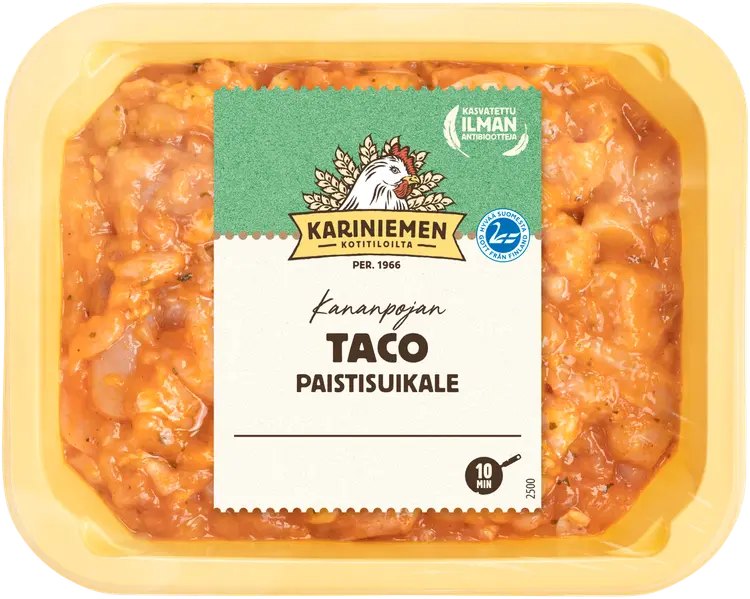 Kariniemen Kananpojan paistisuikale Taco 300 g