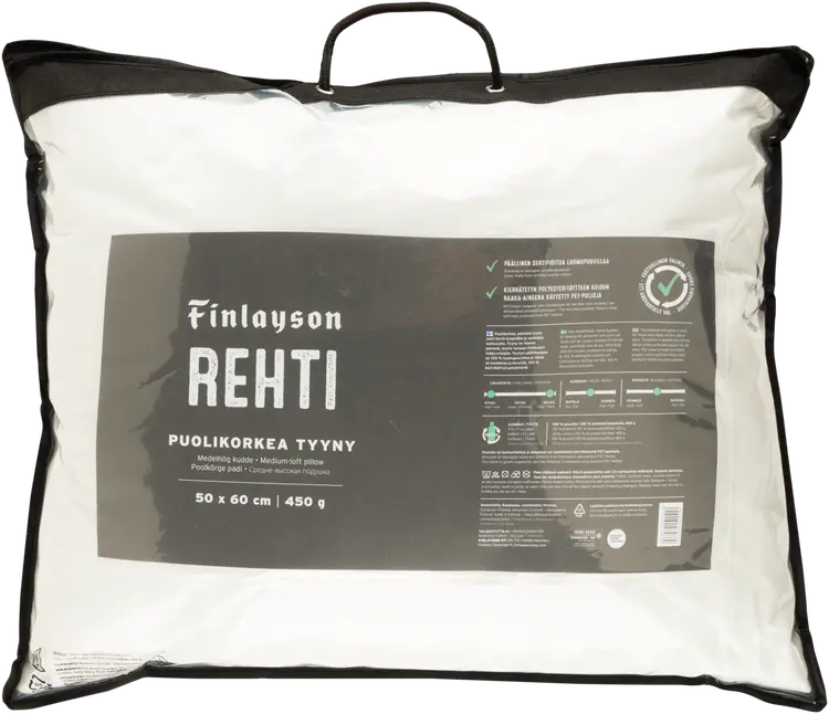 Finlayson Tyyny puolikorkea normaali Rehti 50x60