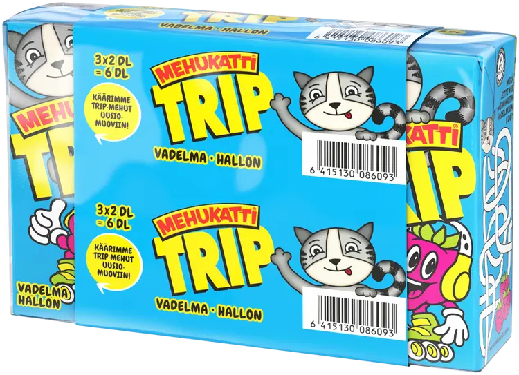 Mehukatti TRIP Vadelmajuoma 2dl 3-pack