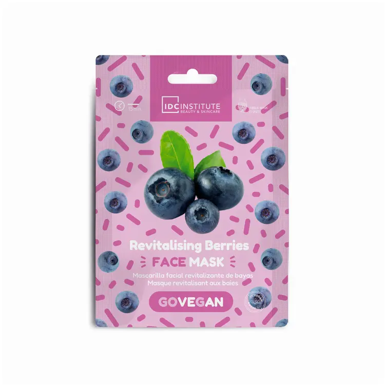 IDC Institute Go Vegan Revitalising Berries kasvonaamio 23 g