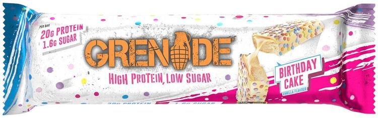Grenade Birthday Cake proteiiini patukka 60g