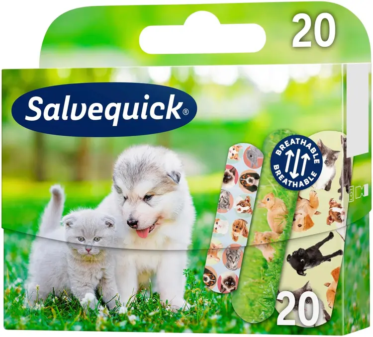 Salvequick Animals lastenlaastari 20kpl