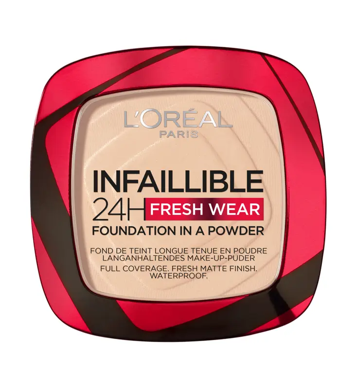 L'Oréal Paris Infaillible 24H Fresh Wear Foundation in a Powder  Cool Undertone 30 ml