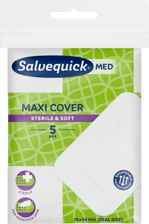 Salvequick MED Maxi Cover laastari 5kpl