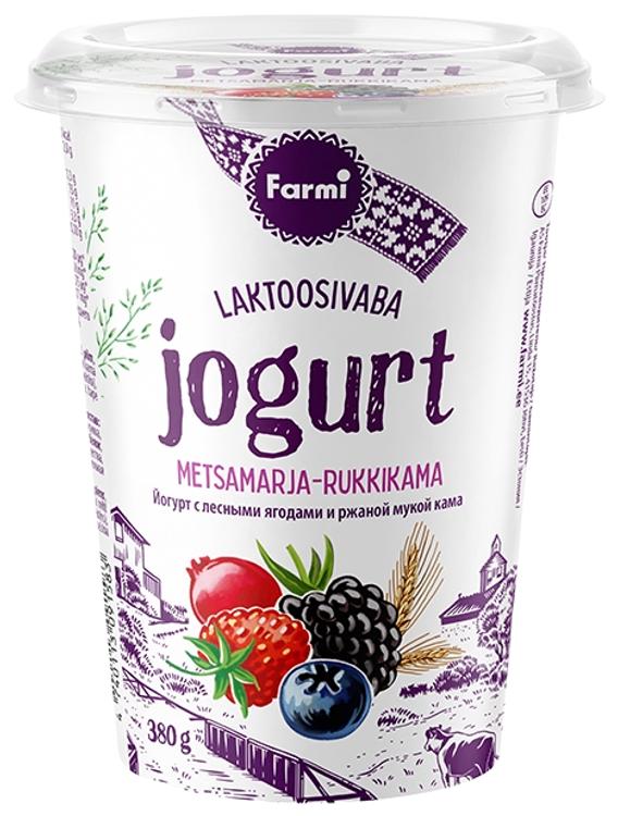 Metsamarjajogurt rukkikamaga, 380 g