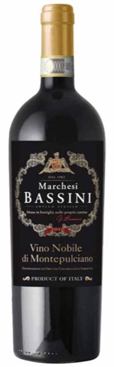 Marchesi Bassini Vino Nobile Di Montepultciano KPN vein 13,5%vol 750ml