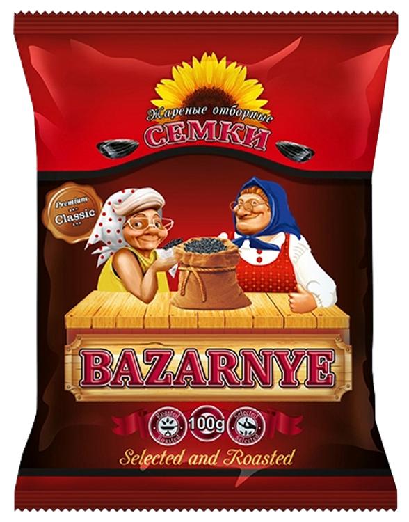 Bazaro mustad päevalilleseemned 100g