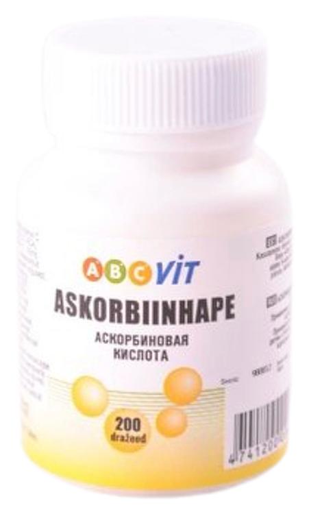 ABCVIT askorbiinhape 50MG DRG N200