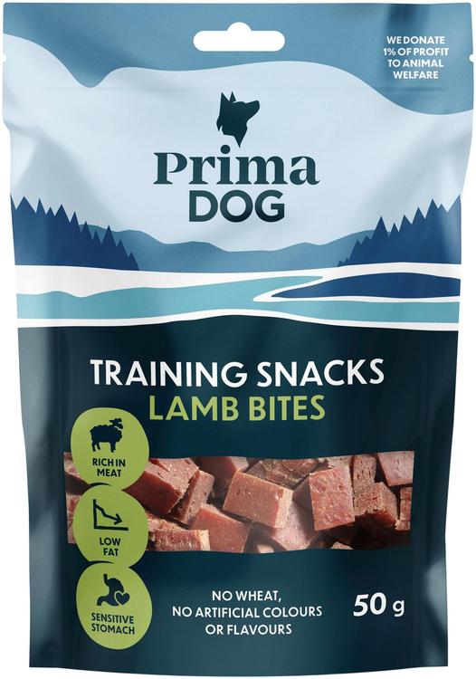 PrimaDog Training Snacks lammaspala 50 g