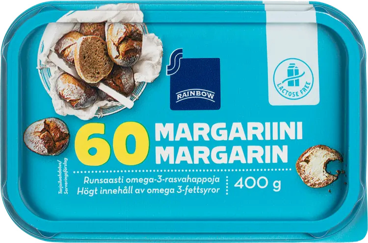 Rainbow Laktoositon margariini 60 400 g