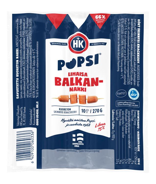 HK Popsi® Lihaisa Balkan nakki 270 g