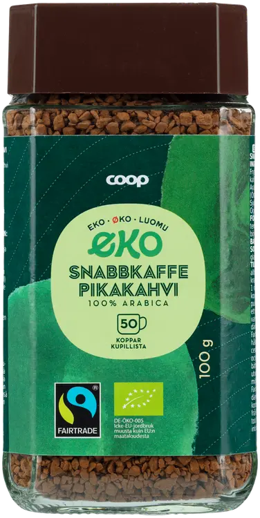 Coop pikakahvi luomu 100 g