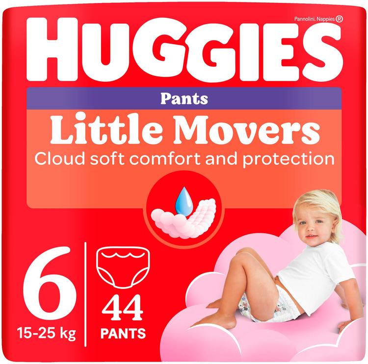 Huggies püksmähkPants6 Girl 15-25kg 44tk