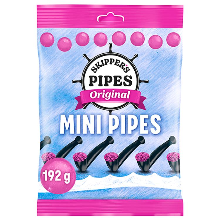 Skipper's Mini Pipes Original lakritsimakeinen 192g