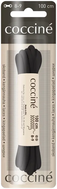 Coccine kengännauha 100 cm, musta