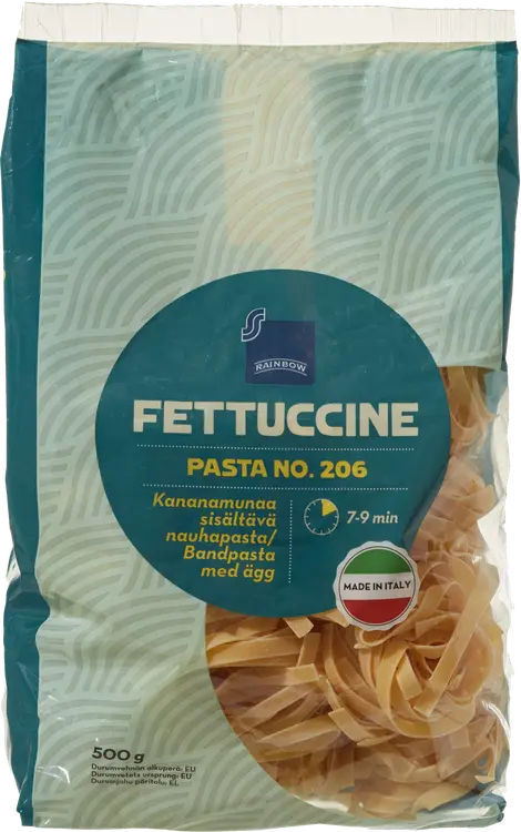 Rainbow 500g Fettuccine munapasta
