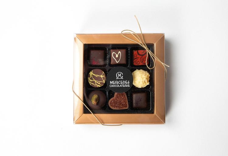 Mercedes Chocolaterie suklaapraliinit 9 kpl