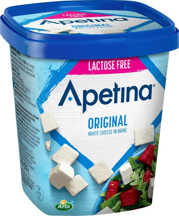 Apetina Original 430/200g 10% laktoosittomat välimerelliset juustokuutiot suolaliemessä