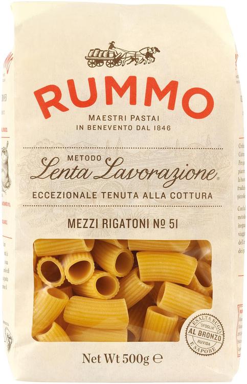 Rummo mezzi rigatoni pasta nr 51 500 g