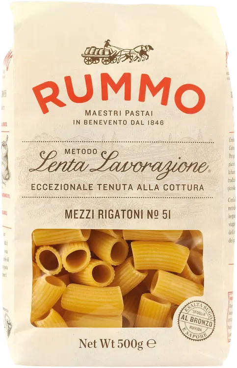 Rummo Mezzi rigatoni no 51 pasta 500g