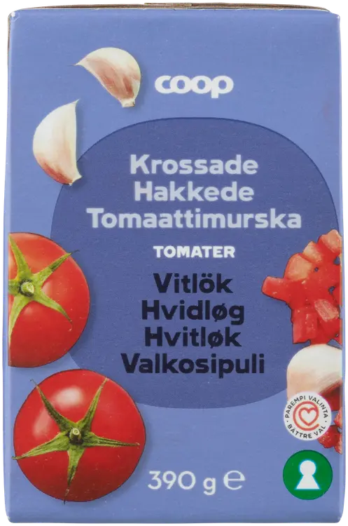 Coop tomaattimurska valkosipuli 390 g