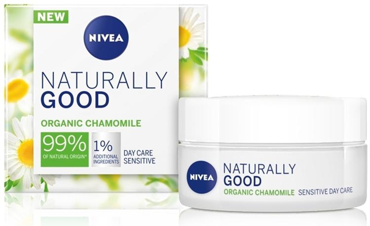 NIVEA 50ml Naturally Good Sensitive Day Care -päivävoide