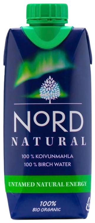 NoRD Koivunmahla Natural Premium, luomu, 330 ml tetra