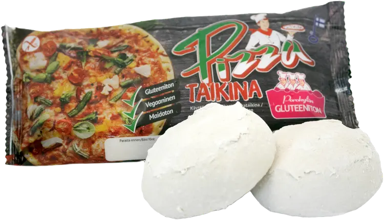 Porokylän Pizzataikina 2 kpl / 400 g gluteeniton