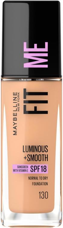 Maybelline New York  Fit Me Luminous & Smooth 130 Buff Beige -meikkivoide 30ml