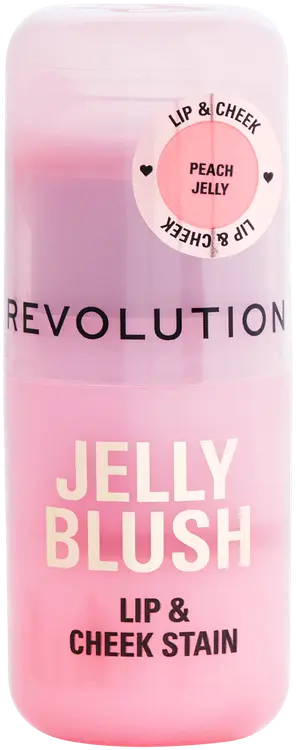 Makeup Revolution Jelly meikkipuikko poskille ja huulille 0,03g Stain Peach Orange