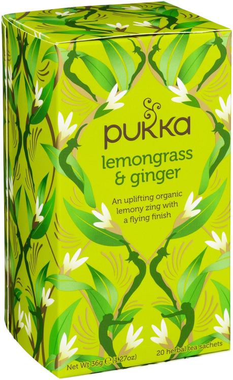 Pukka 20p Yrttitee Lemongrass & Ginger luomu
