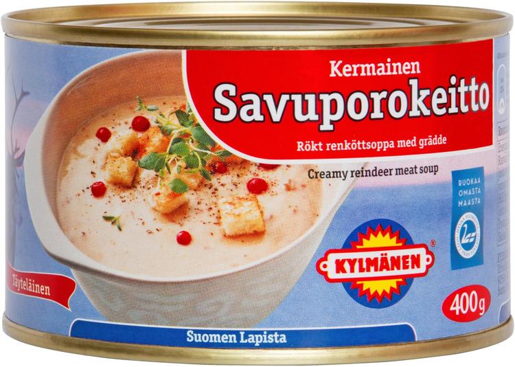 Kylmänen 400g Kermainen savuporokeitto säilyke