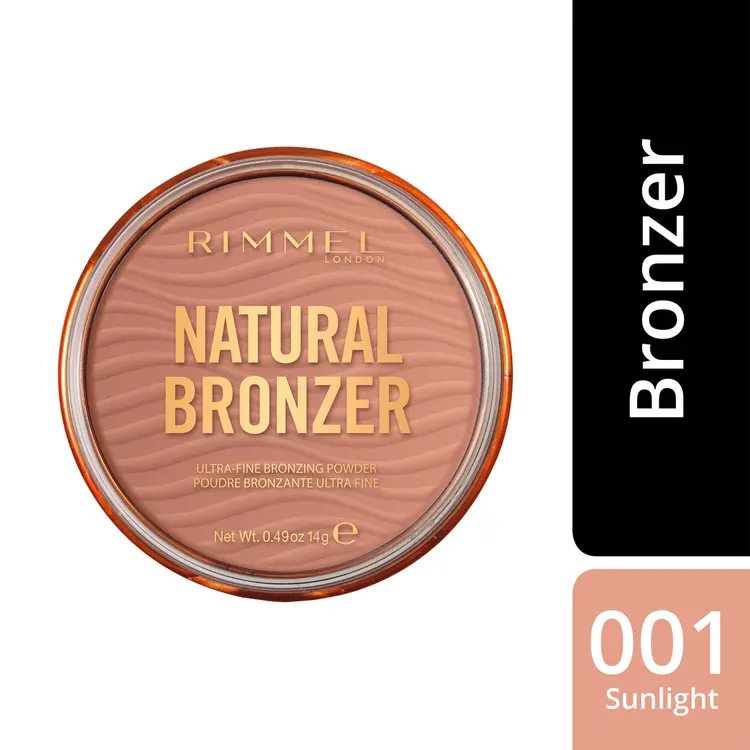 Rimmel Natural Bronzer, 001 Sunlight 14 g aurinkopuuteri
