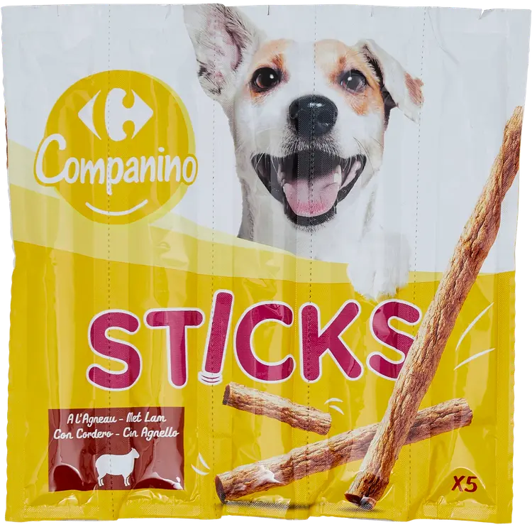 Carrefour lammastikku koiralle 5x10g