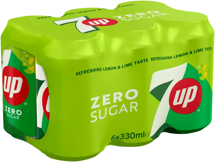 7UP Zero Sugar virvoitusjuoma 6x0,33l tlk