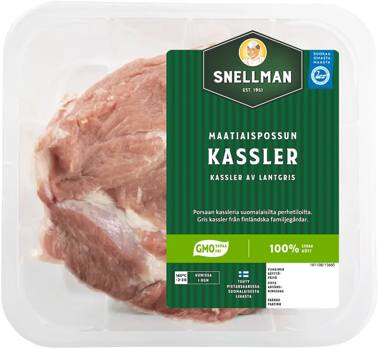 Snellman Maatiaispossun kassler n 650g