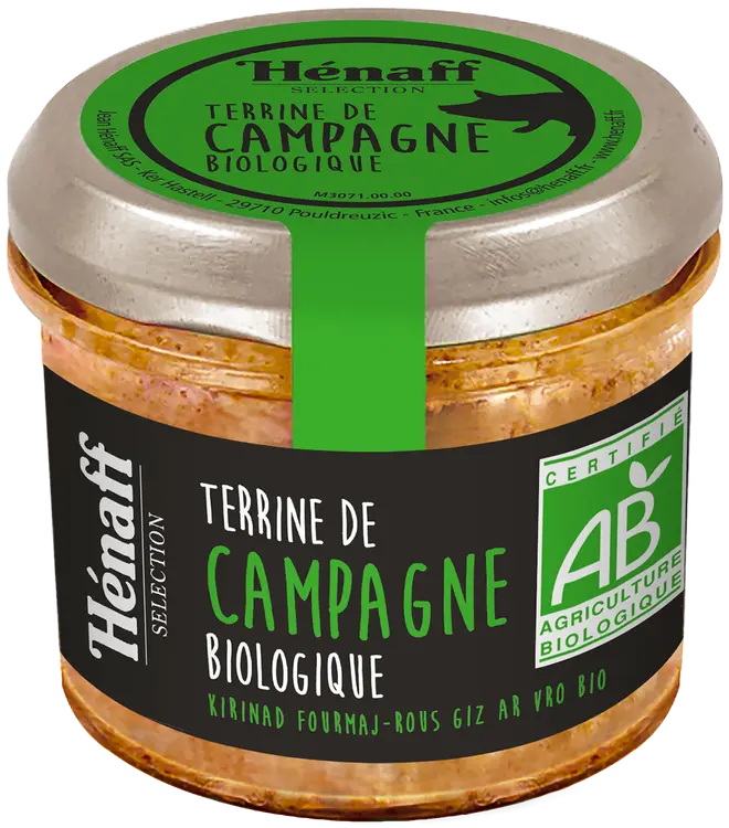 Hénaff Organic Breton Country pâté 90g