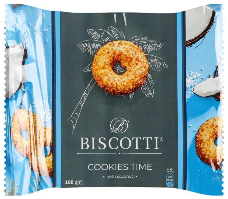 Biscotti küpsis kookoshelvestega 170g