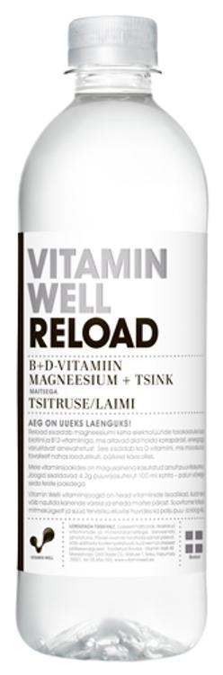 VITAMIN WELL RELOAD 500 ML VITAMIINIJOOK