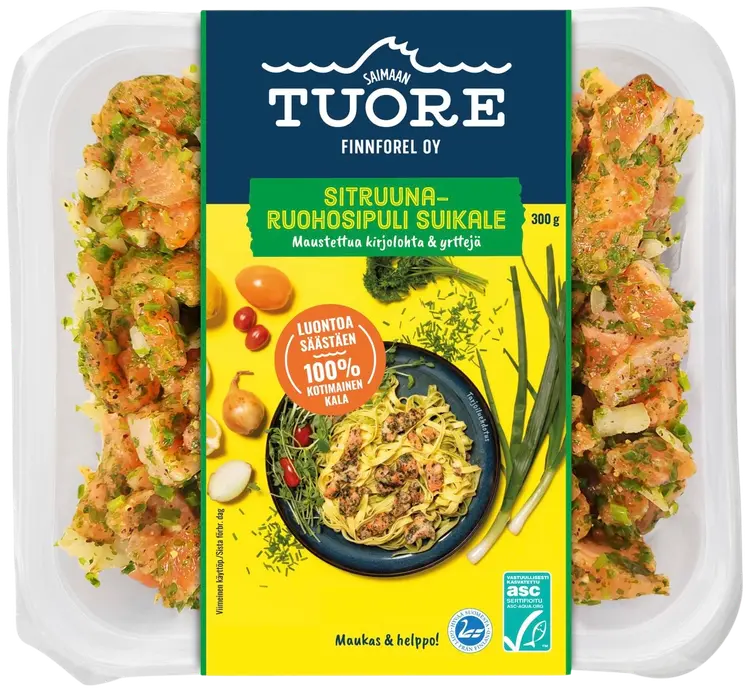 Saimaan Tuore ASC  sitruuna-ruohosipuli suikale 300g