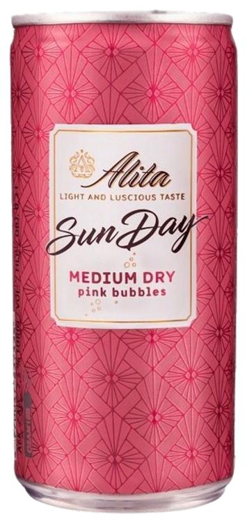 Alita Sunday Pink Medium Dry gaseeritud puuviljavein 7,5%vol 200ml