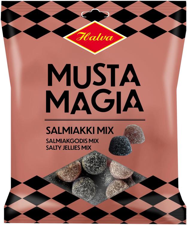Halva Musta Magia Salmiakki mix 110 g