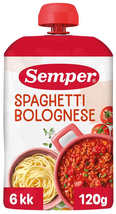Semper Spaghetti Bolognese lastenateria 6kk 120g