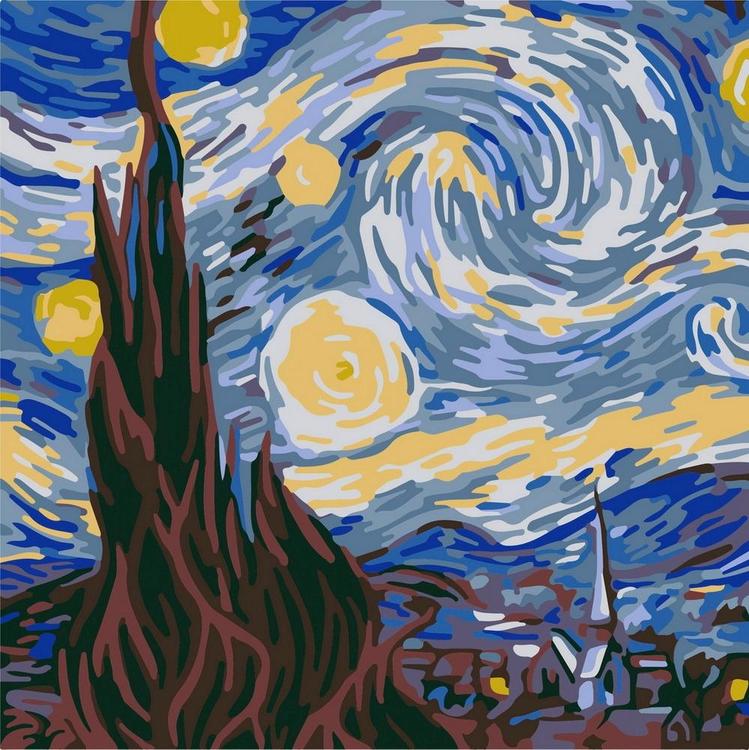 FiguredArt Mini numeromaalaus Van Gogh