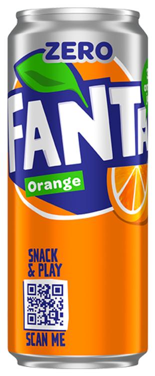 Fanta apelsini zero karastusjook 330ml