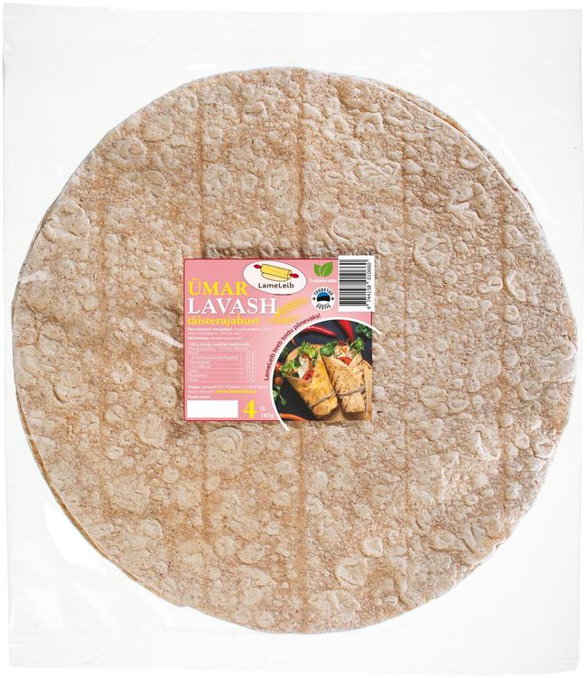 Ümar lavash täisterajahust 160 g