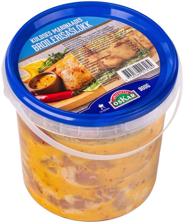 Kuldses marinaadis broilerišašlõkk 900 g