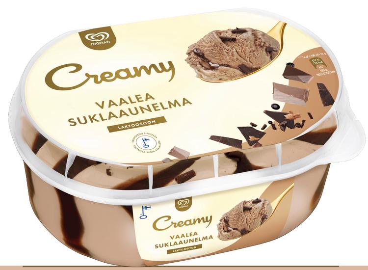 Ingman Creamy vaalea suklaaunelma laktoositon 850ml