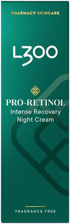 L300 Pro-Retinol Intense Recovery Night Cream fragrance free hajusteeton yövoide 50ml