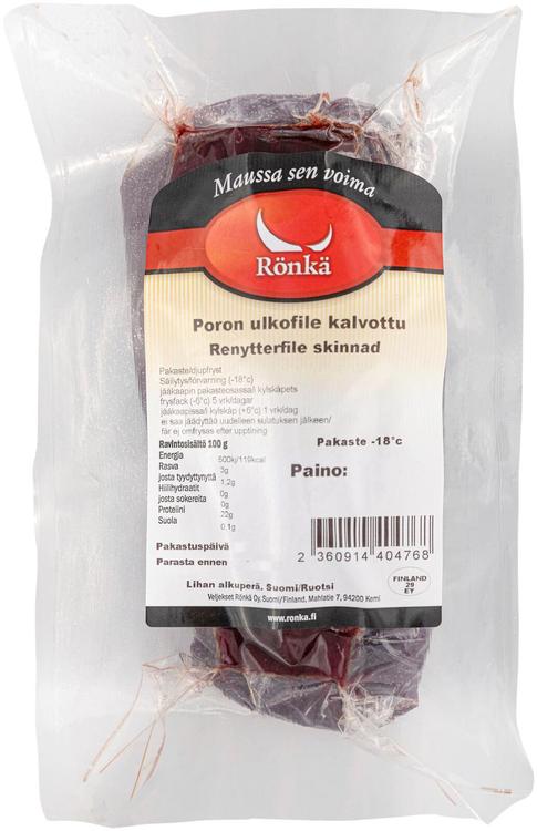 Rönkä Poron ulkofile kalvottu pakaste